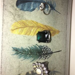 Vintage Chloe and Isabel rings displayed only